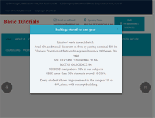 Tablet Screenshot of basictutorials.co.in